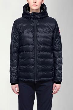 Chamarras Canada Goose Mujer México - Camp Chaqueta De Plumas Azules / Negros YT1375209